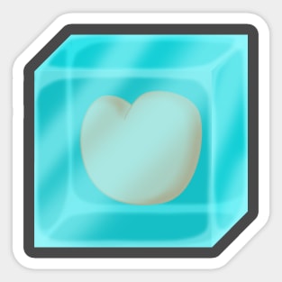 Freeze Peach Sticker